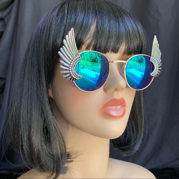 Accessories - Wing sunglasses rave festival fairy winged fly